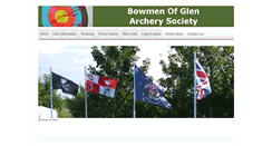 Desktop Screenshot of bowmenofglen.org